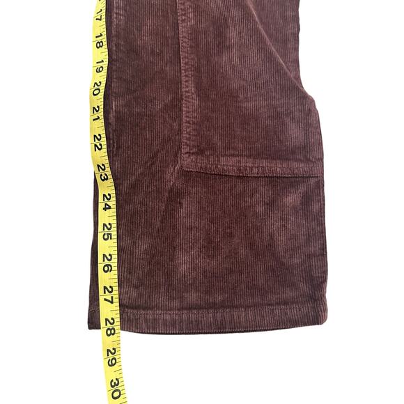 NWT We the Free Risk Taker High Rise Straight Corduroy Chocolate Truffle, 28 - Picture 7 of 8